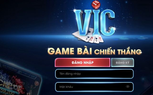 Giao diện cổng game Vic Win mới lạ